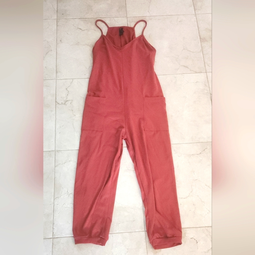 Burnt Orange Romper Size Xs